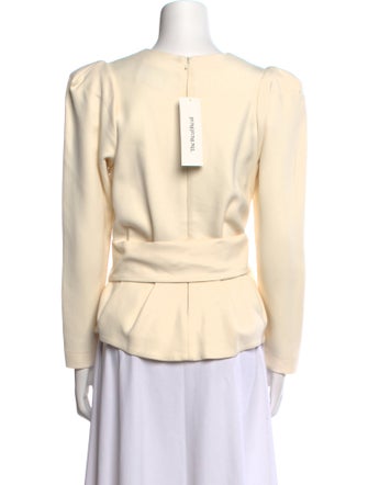 Róhe Crew Neck Long Sleeve Blouse