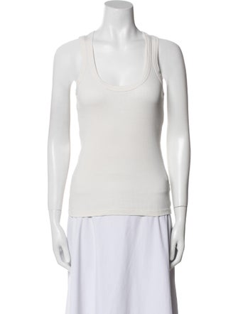 Róhe Scoop Neck Sleeveless Top