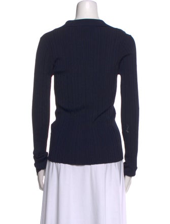 Róhe V-Neck Long Sleeve Top