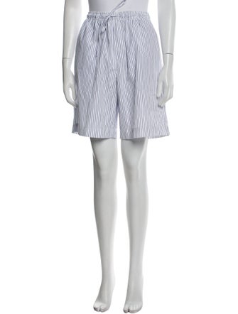 Róhe Striped Knee-Length Shorts