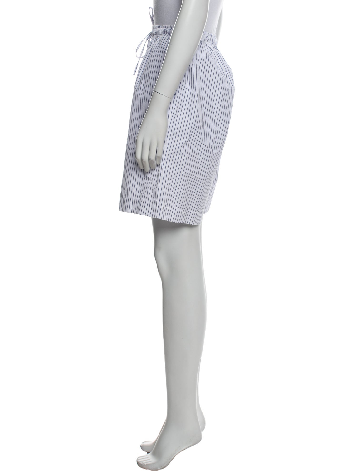 Róhe Striped Knee-Length Shorts