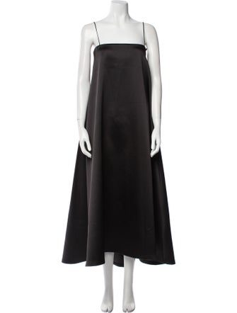 Róhe Square Neckline Long Dress