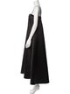 Róhe Square Neckline Long Dress