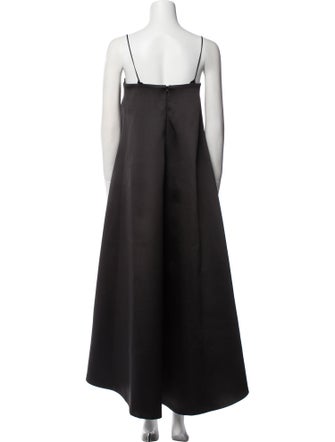 Róhe Square Neckline Long Dress