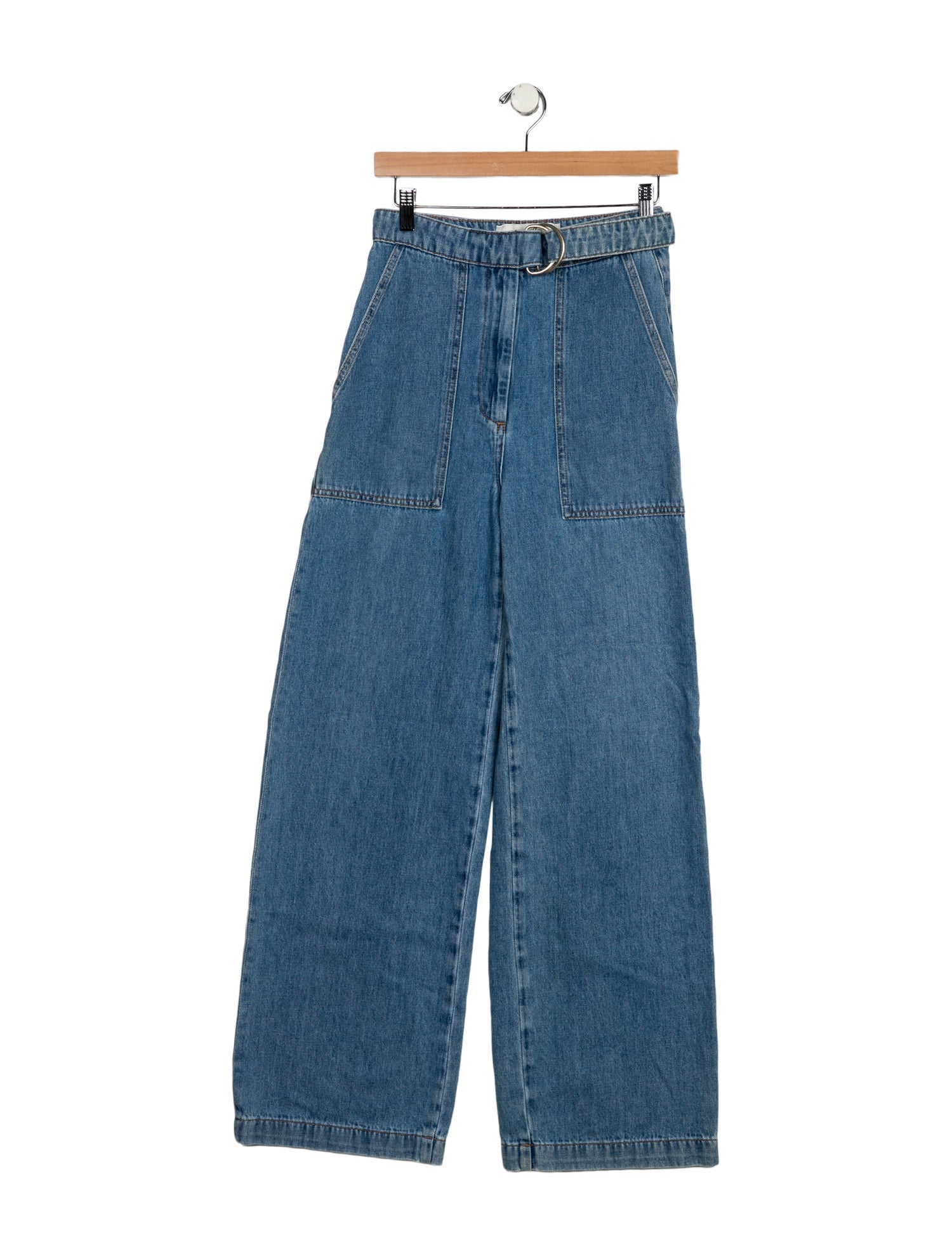 Róhe High-Rise Wide Leg Jeans