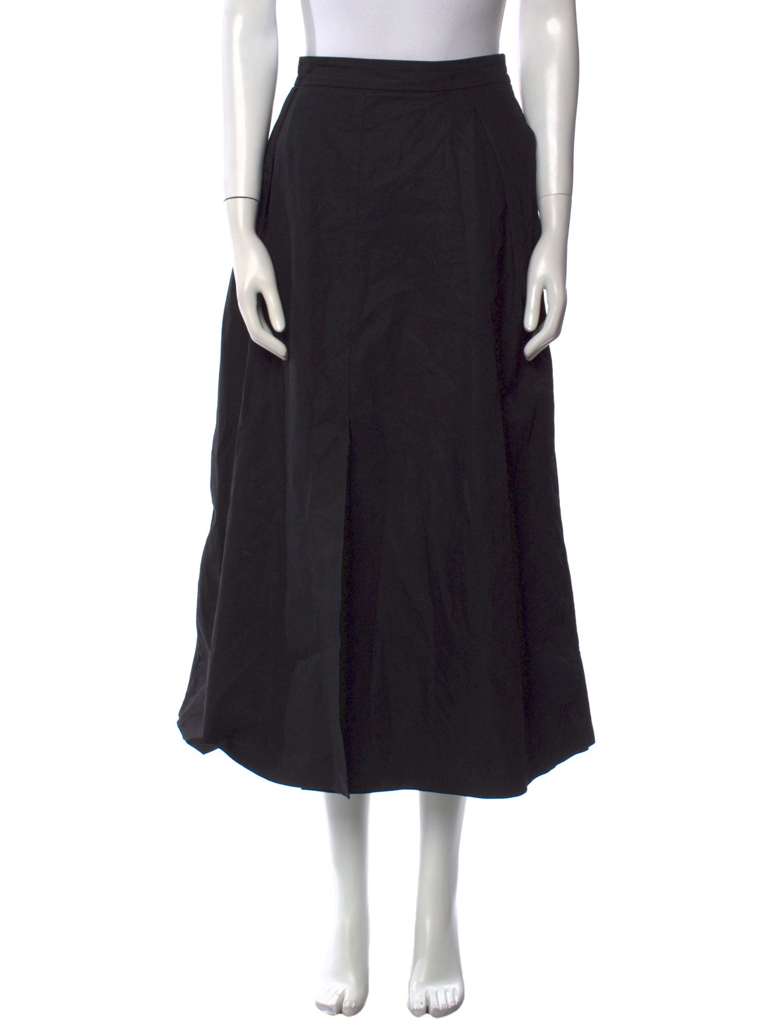 Róhe Pleated Accents Midi Length Skirt