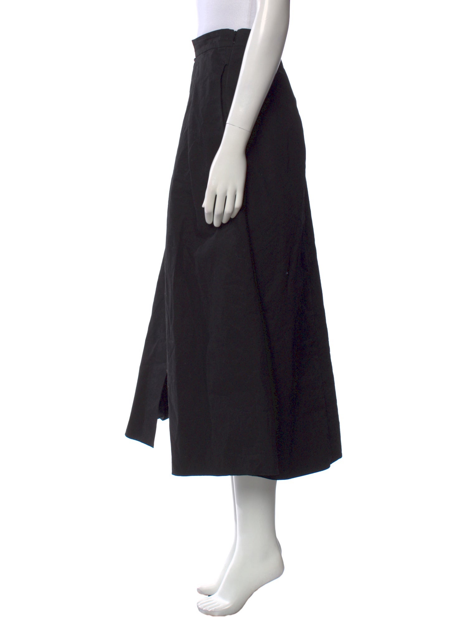 Róhe Pleated Accents Midi Length Skirt