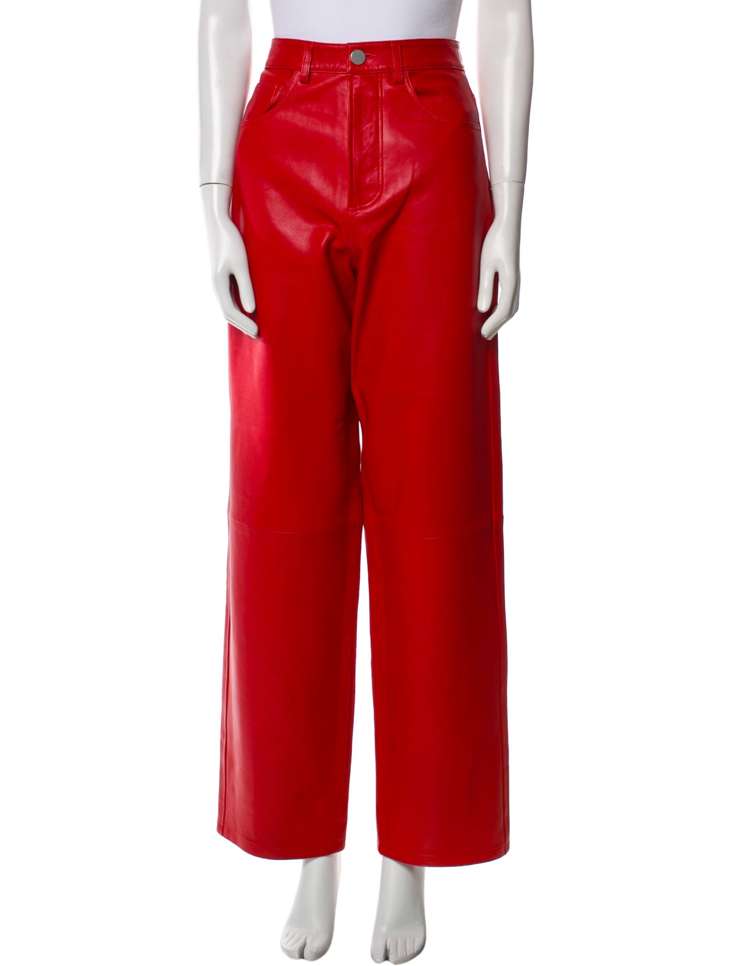 Róhe Lamb Leather Wide Leg Pants w/ Tags