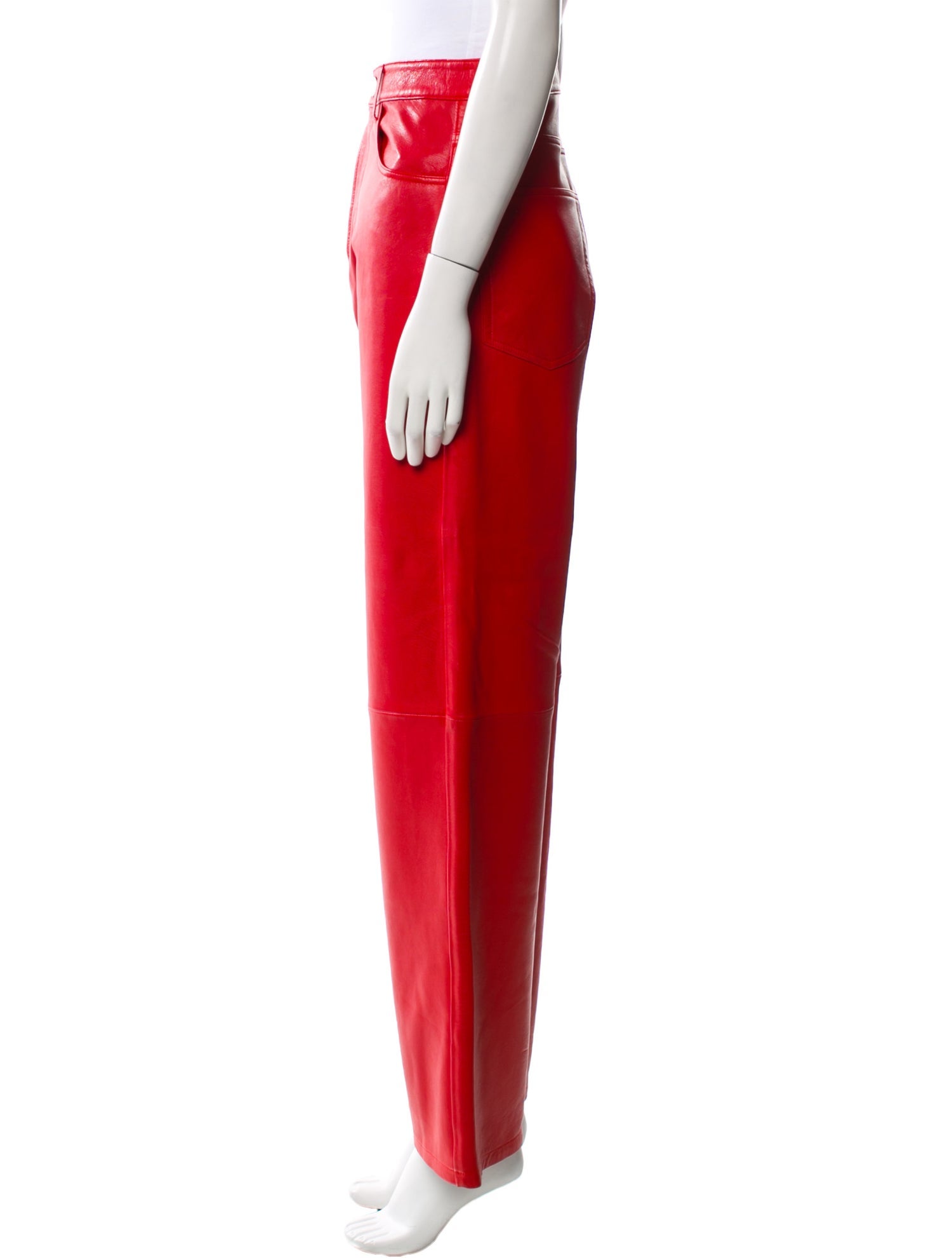 Róhe Lamb Leather Wide Leg Pants w/ Tags