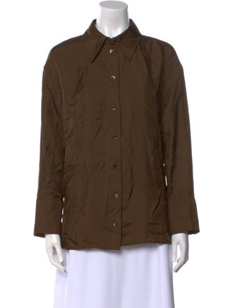 Róhe Long Sleeve Button-Up Top