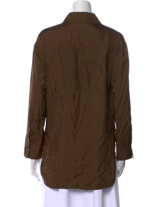 Róhe Long Sleeve Button-Up Top