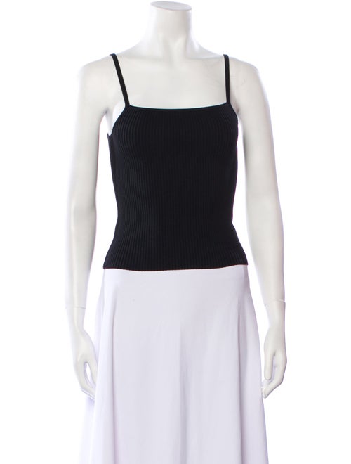 Róhe Square Neckline Sleeveless Crop Top