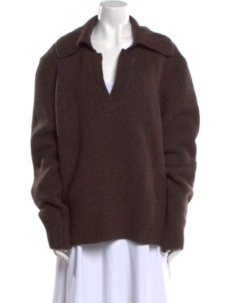 Róhe Merino Wool V-Neck Sweater