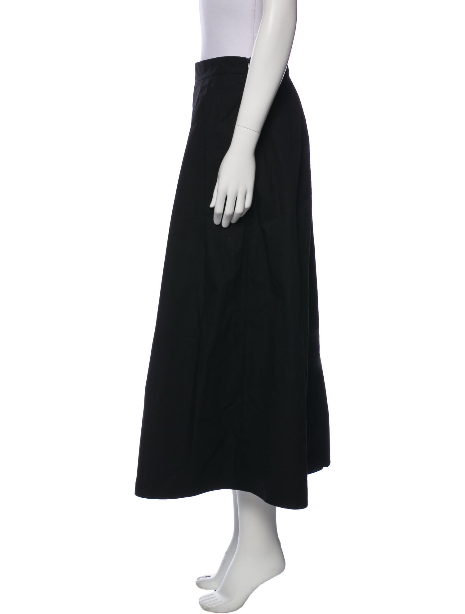 Róhe Pleated Accents Midi Length Skirt