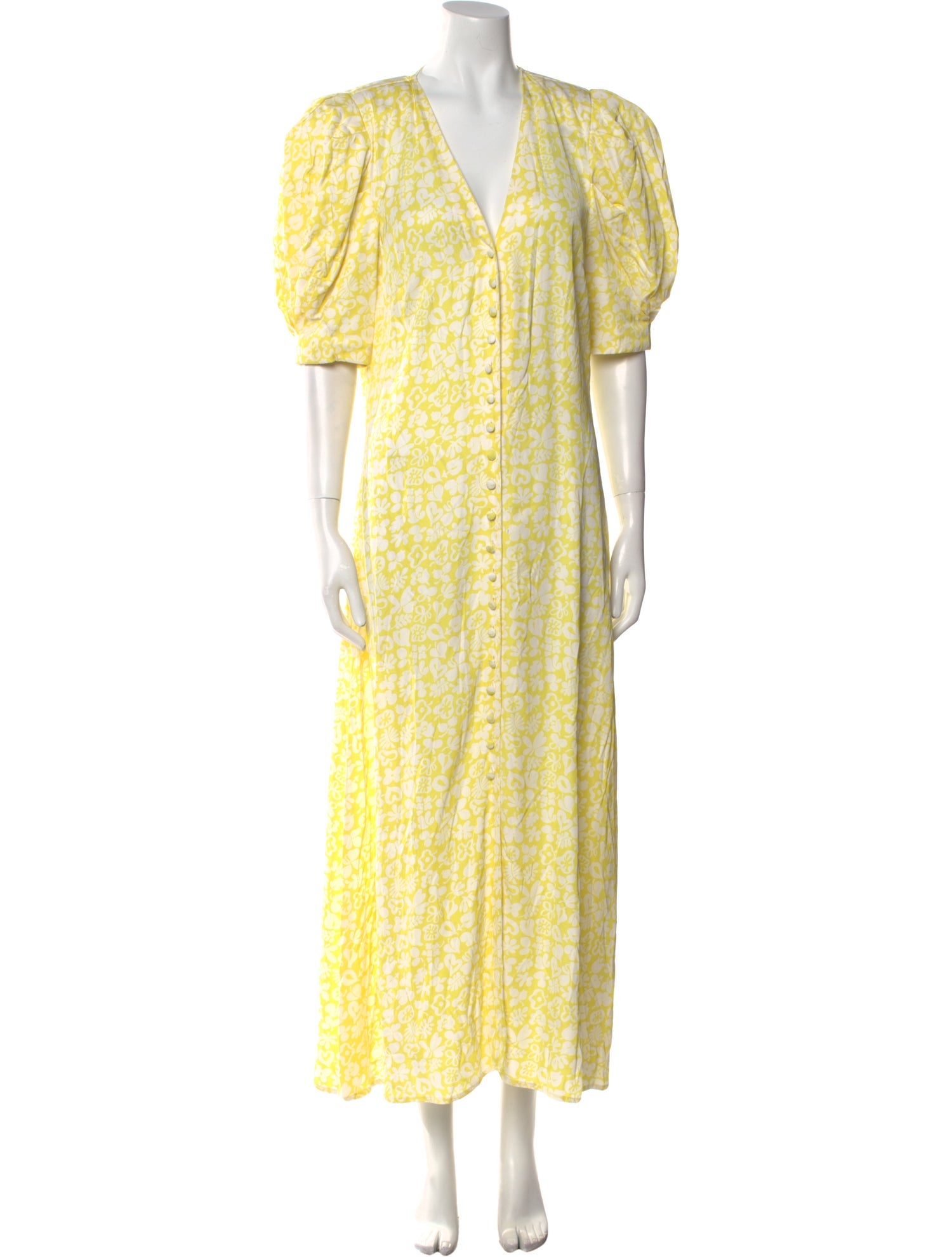 Róhe Floral Print Long Dress