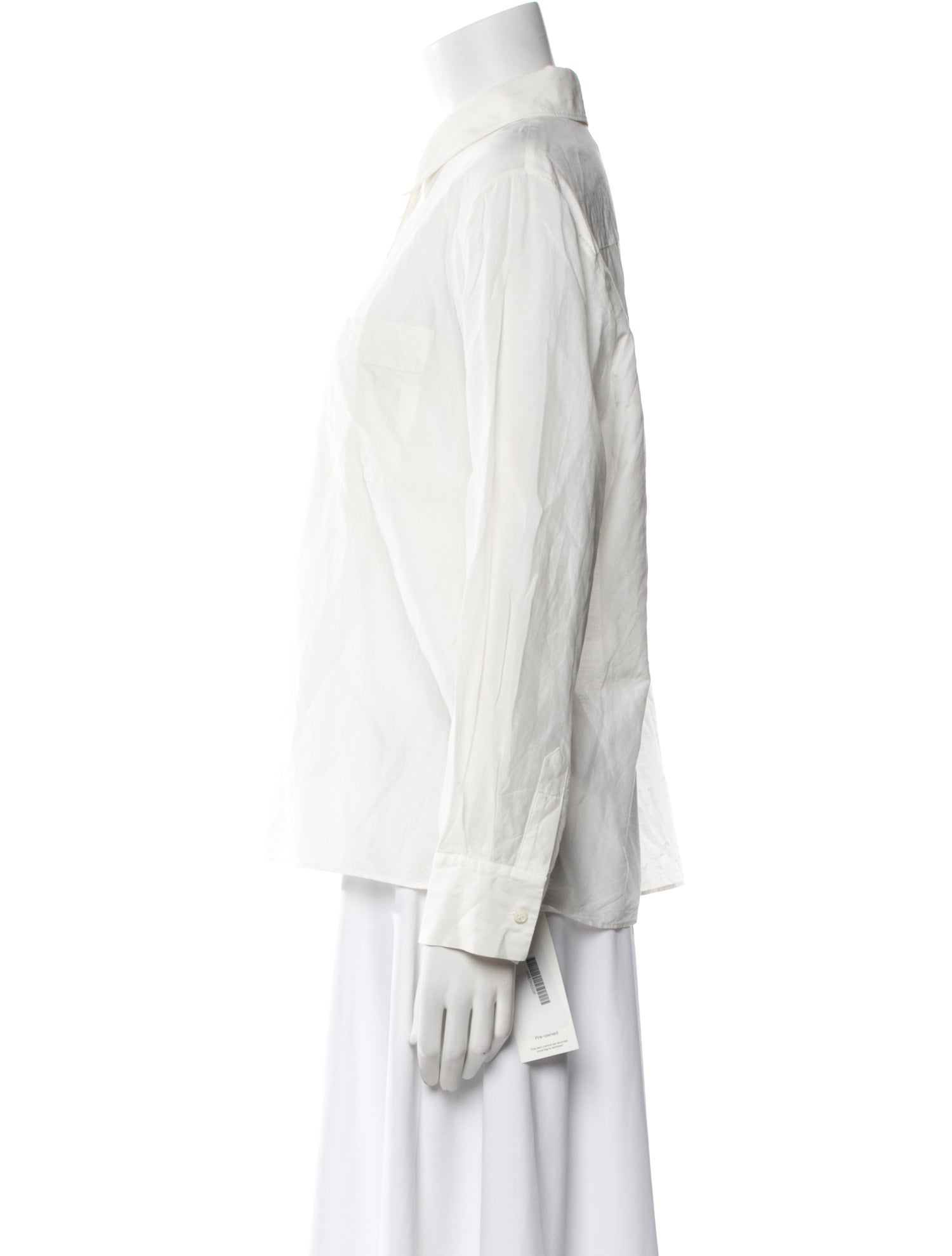 Róhe Long Sleeve Button-Up Top