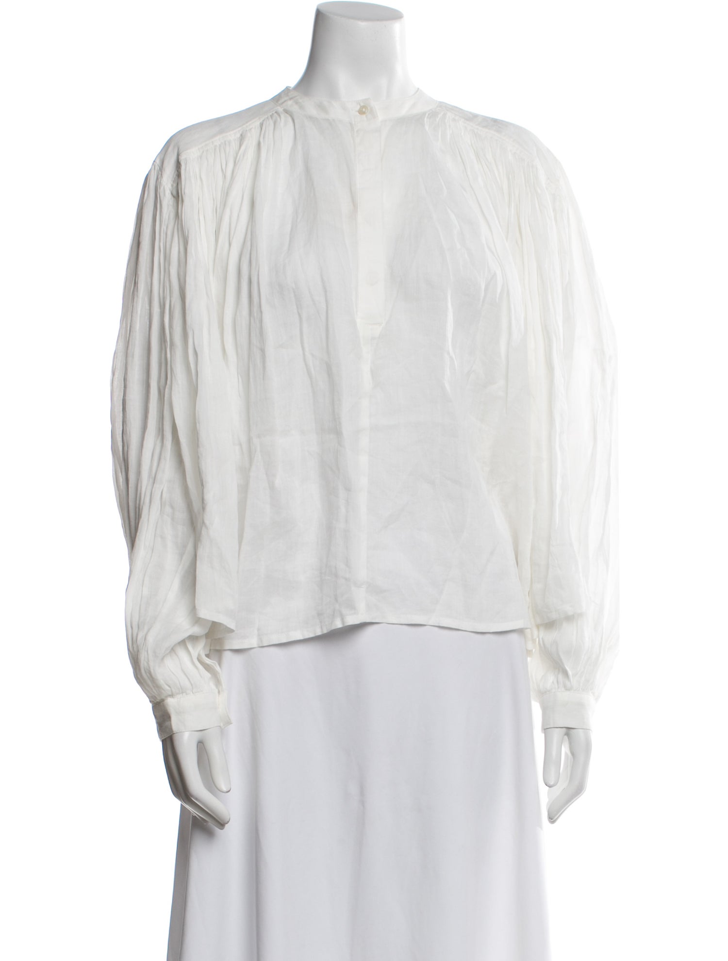 Róhe Mock Neck Long Sleeve Blouse w/ Tags