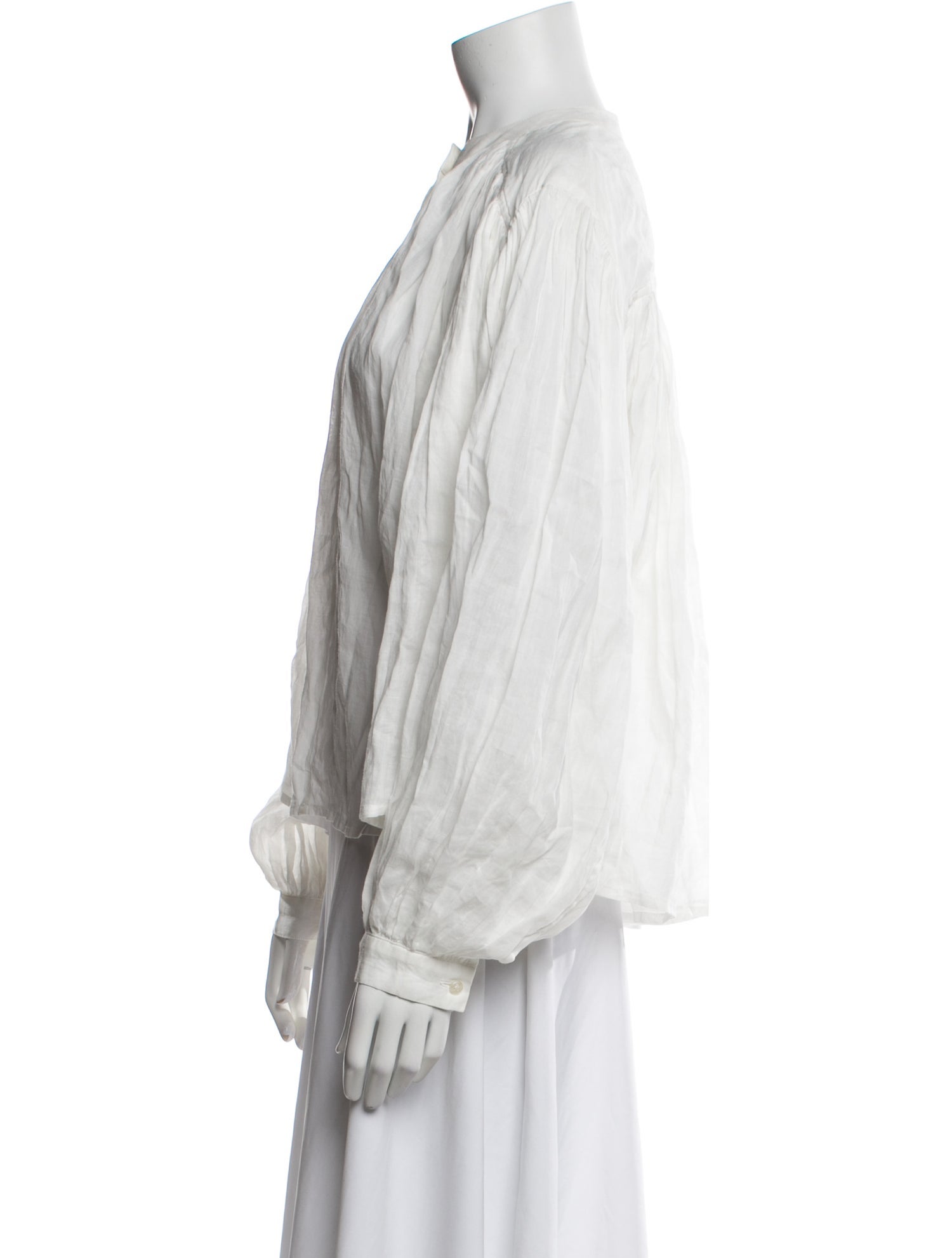 Róhe Mock Neck Long Sleeve Blouse w/ Tags