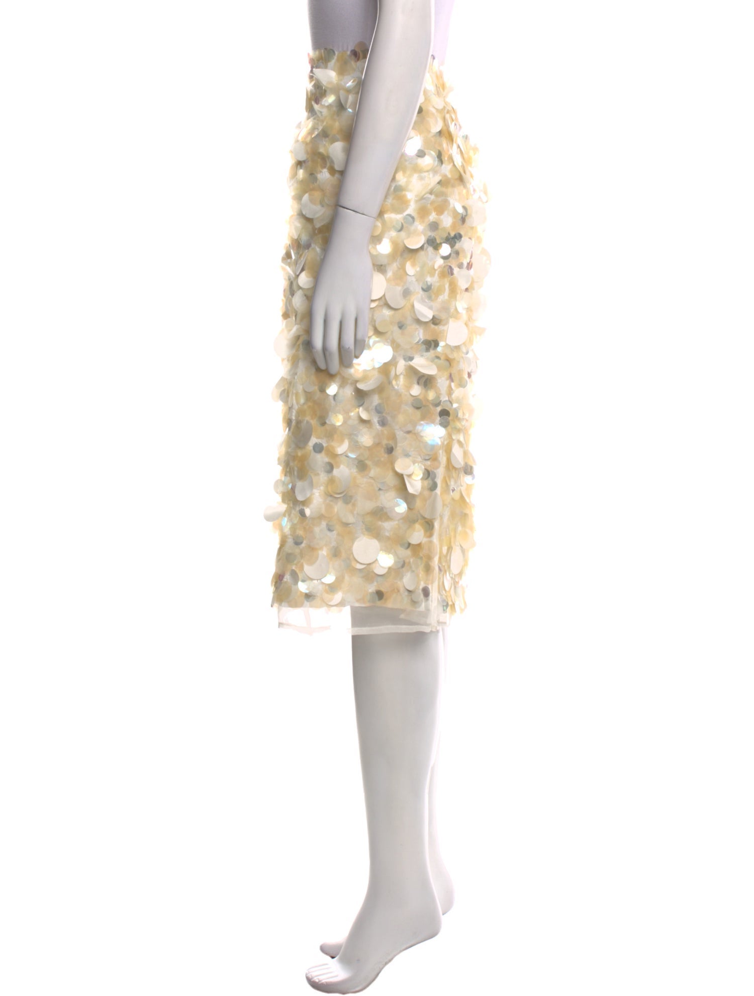 Róhe Patterned Knee-Length Skirt