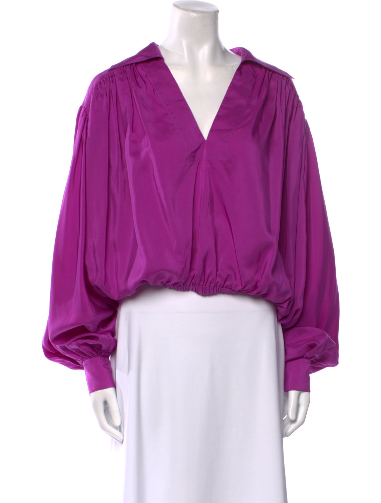 Róhe Silk Long Sleeve Polo