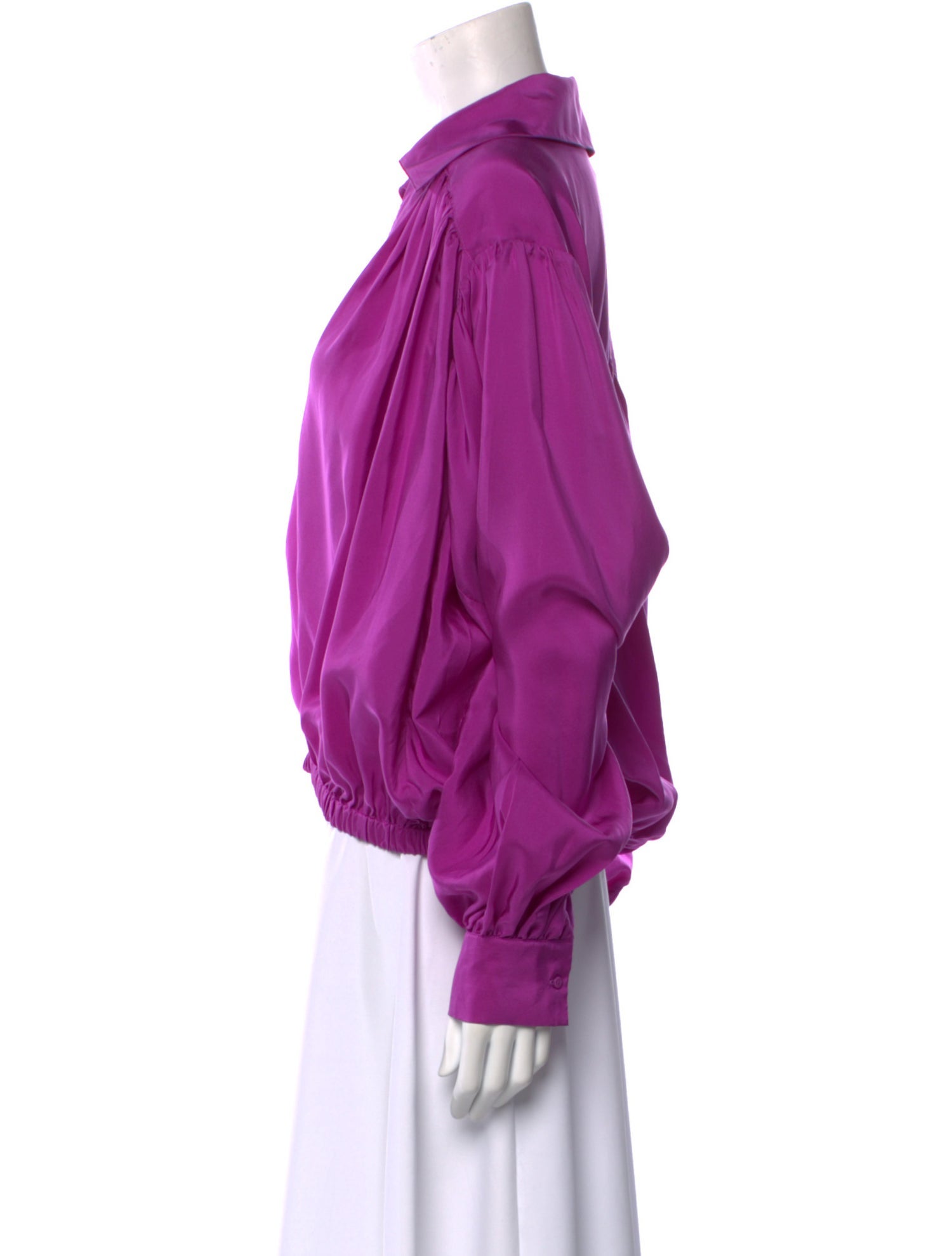 Róhe Silk Long Sleeve Polo