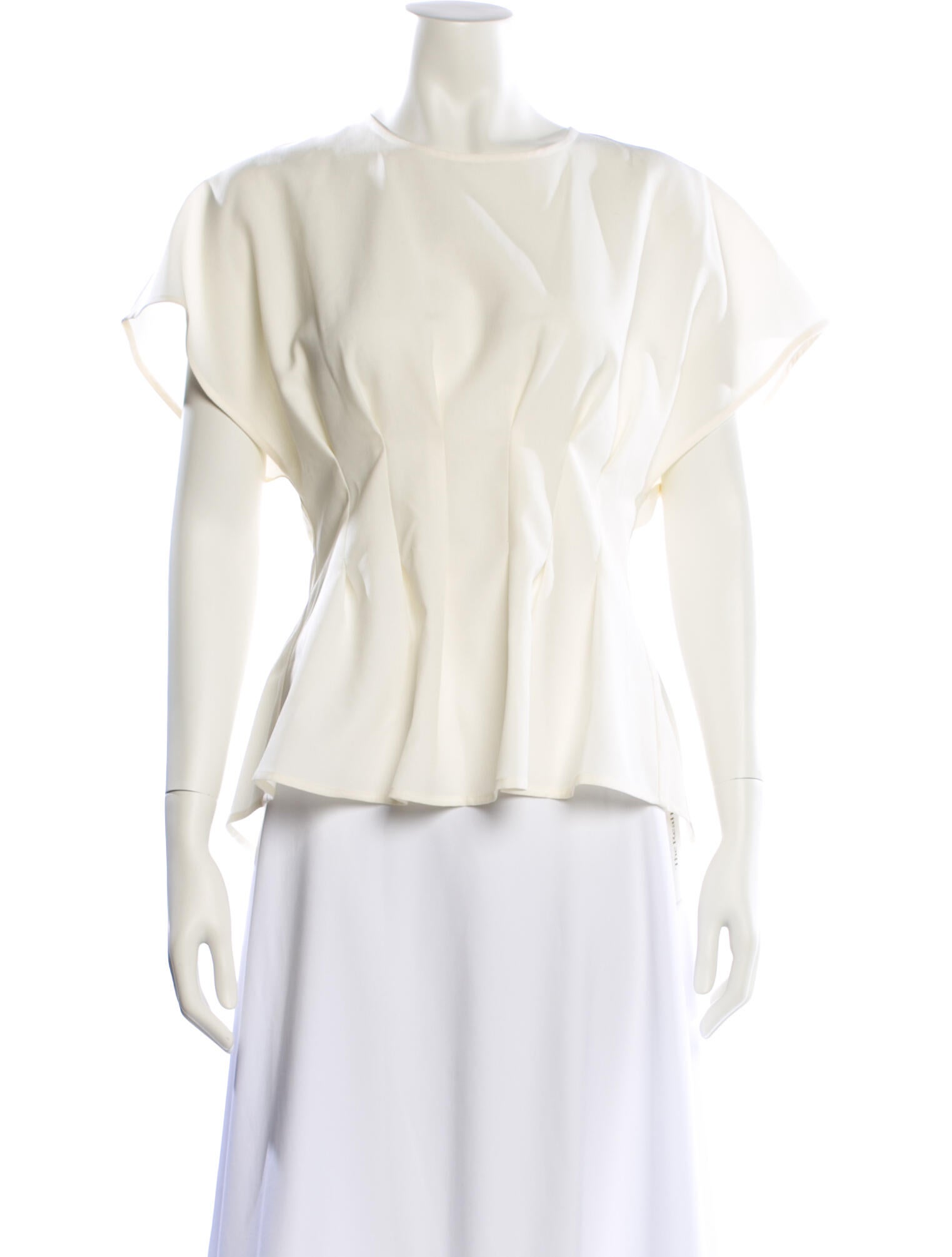 Róhe Virgin Wool Bateau Neckline Blouse w/ Tags