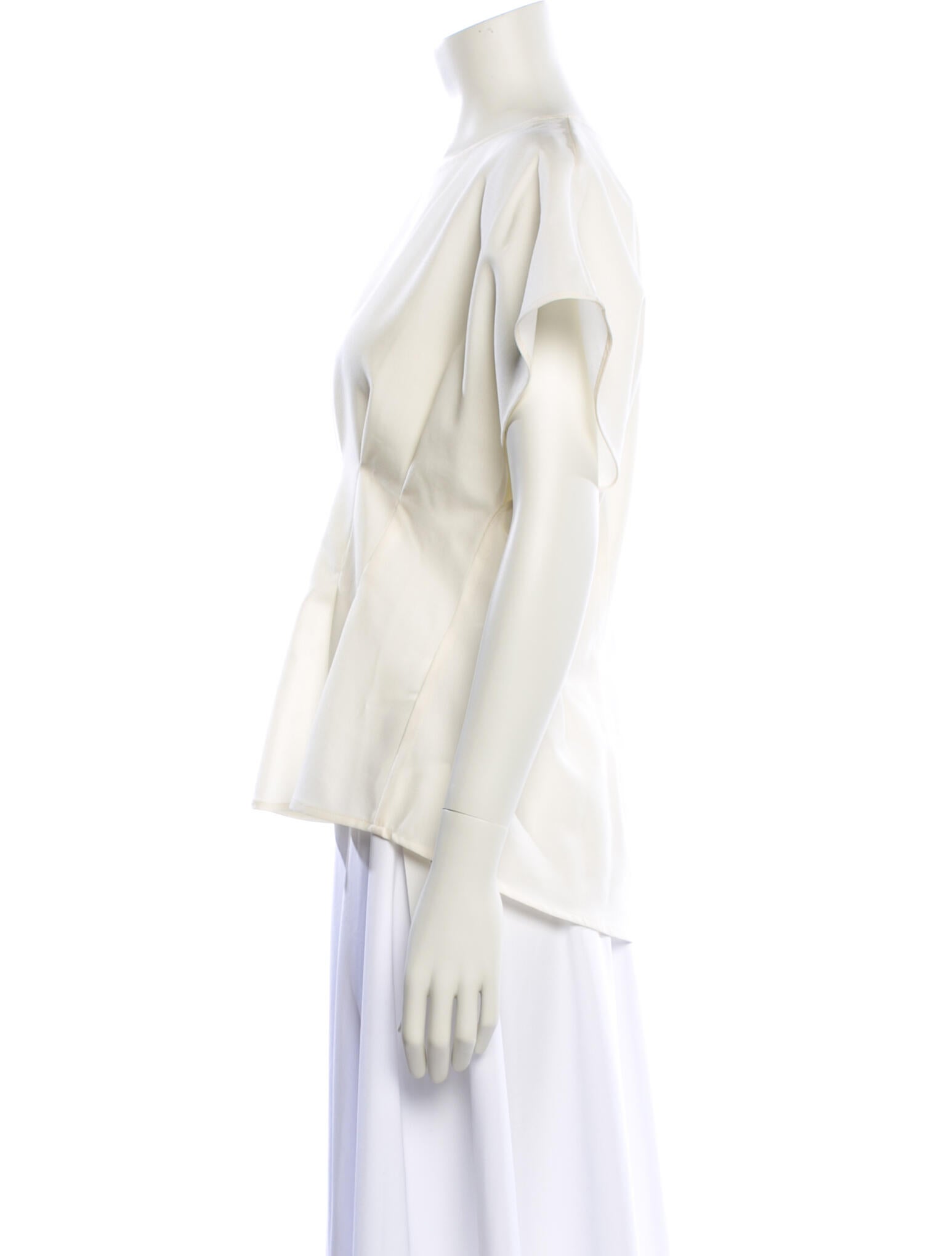 Róhe Virgin Wool Bateau Neckline Blouse w/ Tags