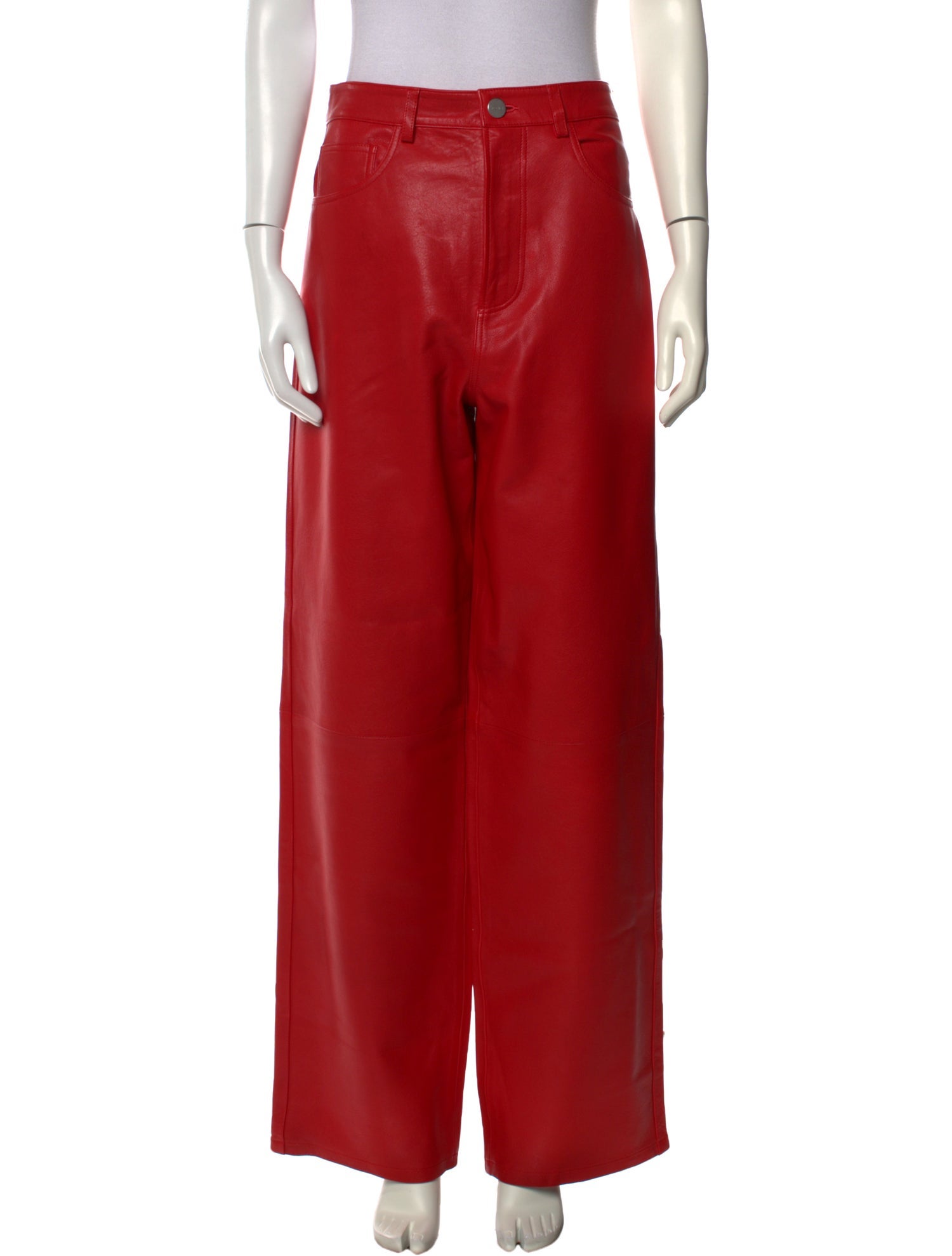 Róhe Lamb Leather Wide Leg Pants