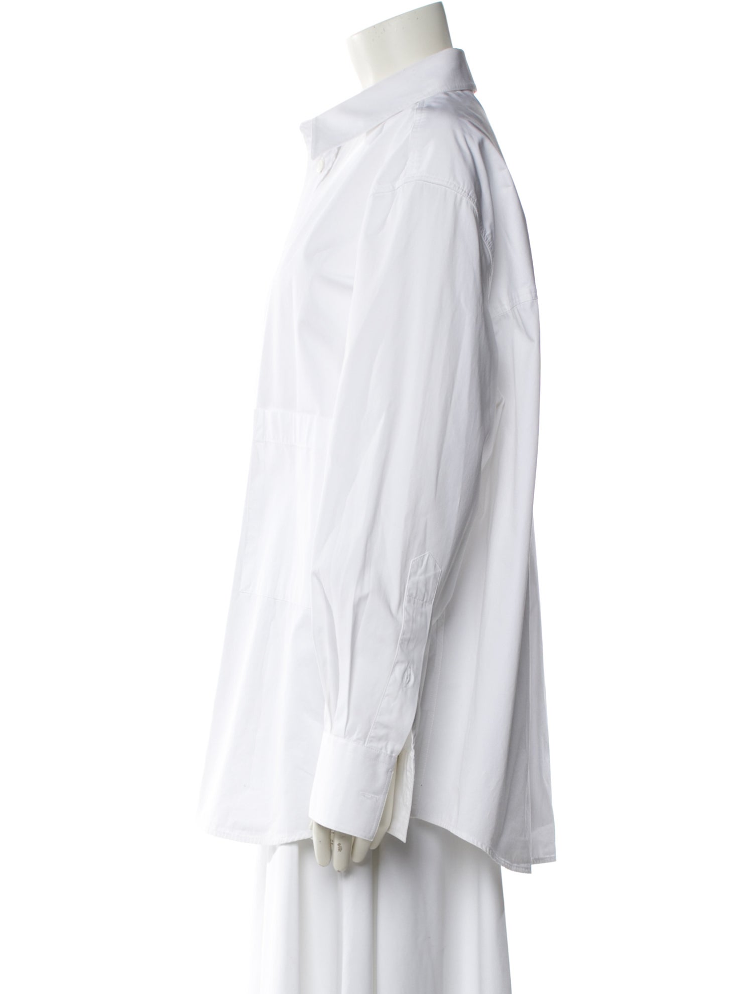 Róhe Long Sleeve Button-Up Top