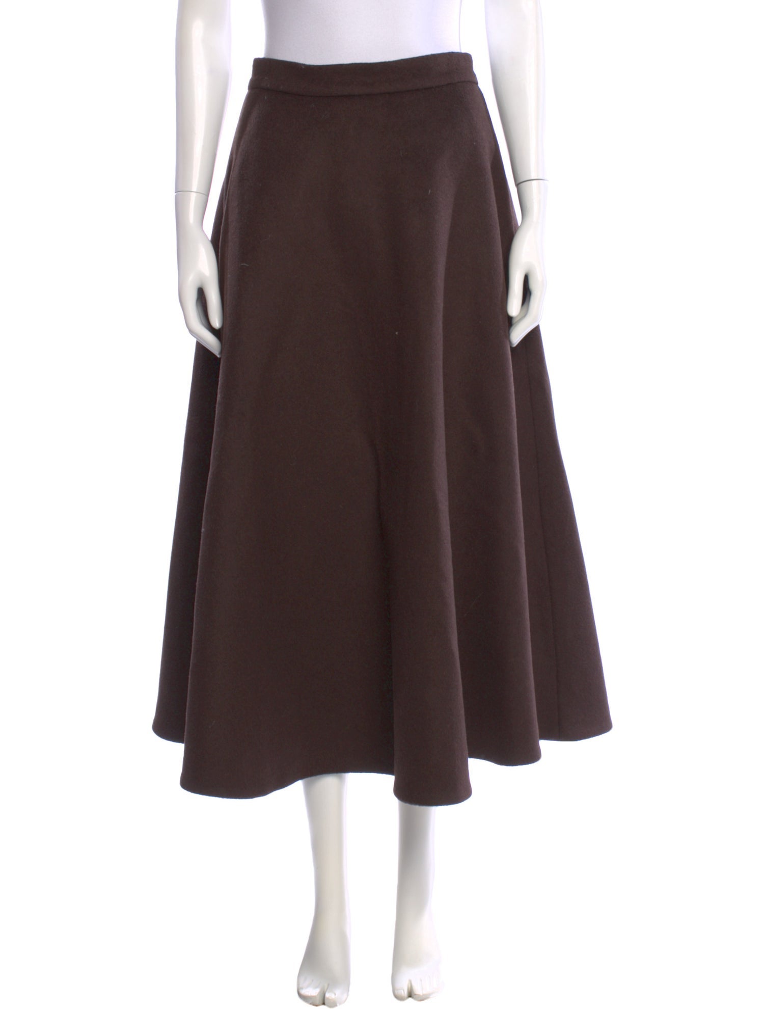Róhe Wool Midi Length Skirt