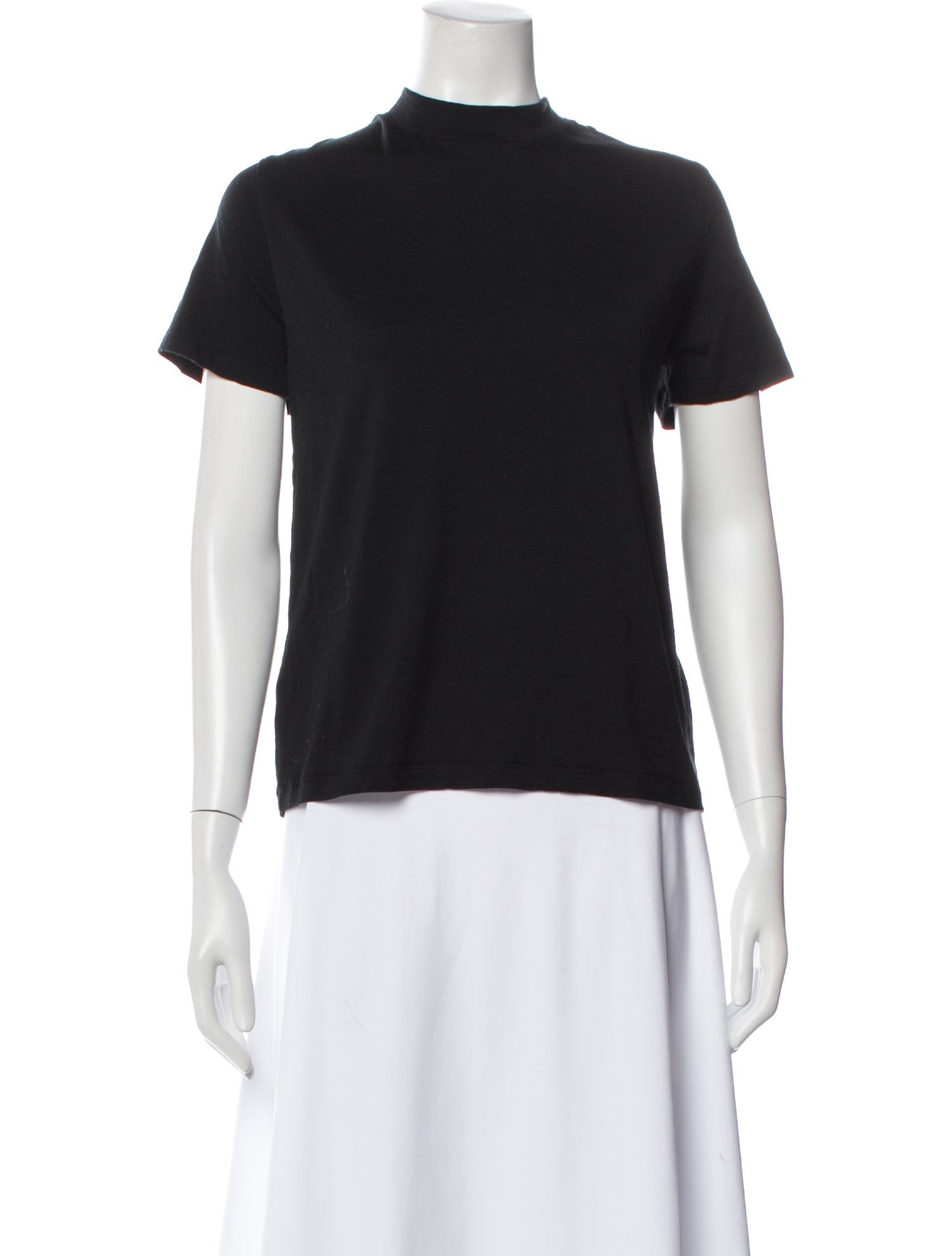 Róhe Mock Neck Short Sleeve T-Shirt