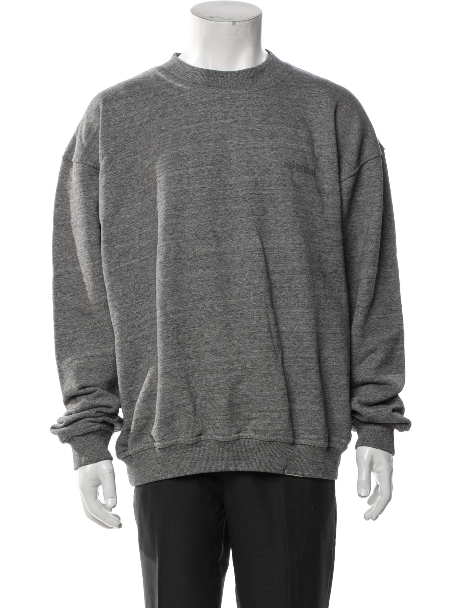 Represent Crew Neck Long Sleeve Pullover