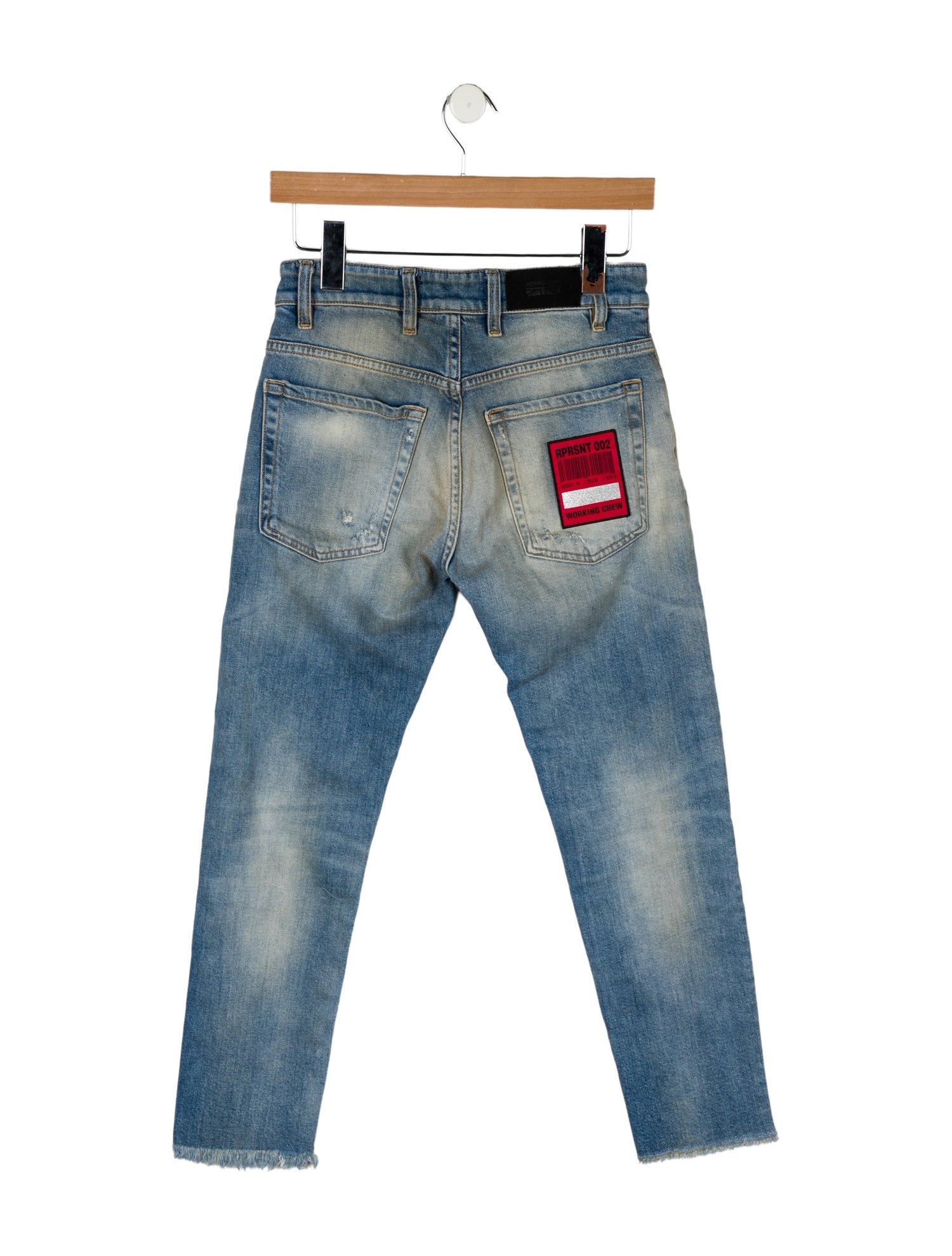 Represent Low-Rise Skinny Leg Jeans