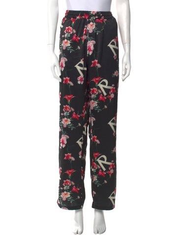 Represent Pants Printed Wide Leg L