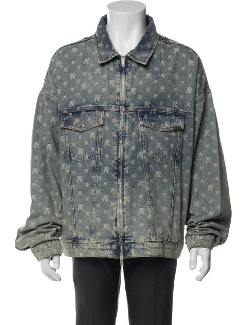 Represent Printed Denim Jacket