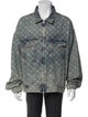 Represent Printed Denim Jacket