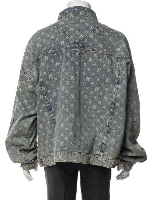 Represent Printed Denim Jacket
