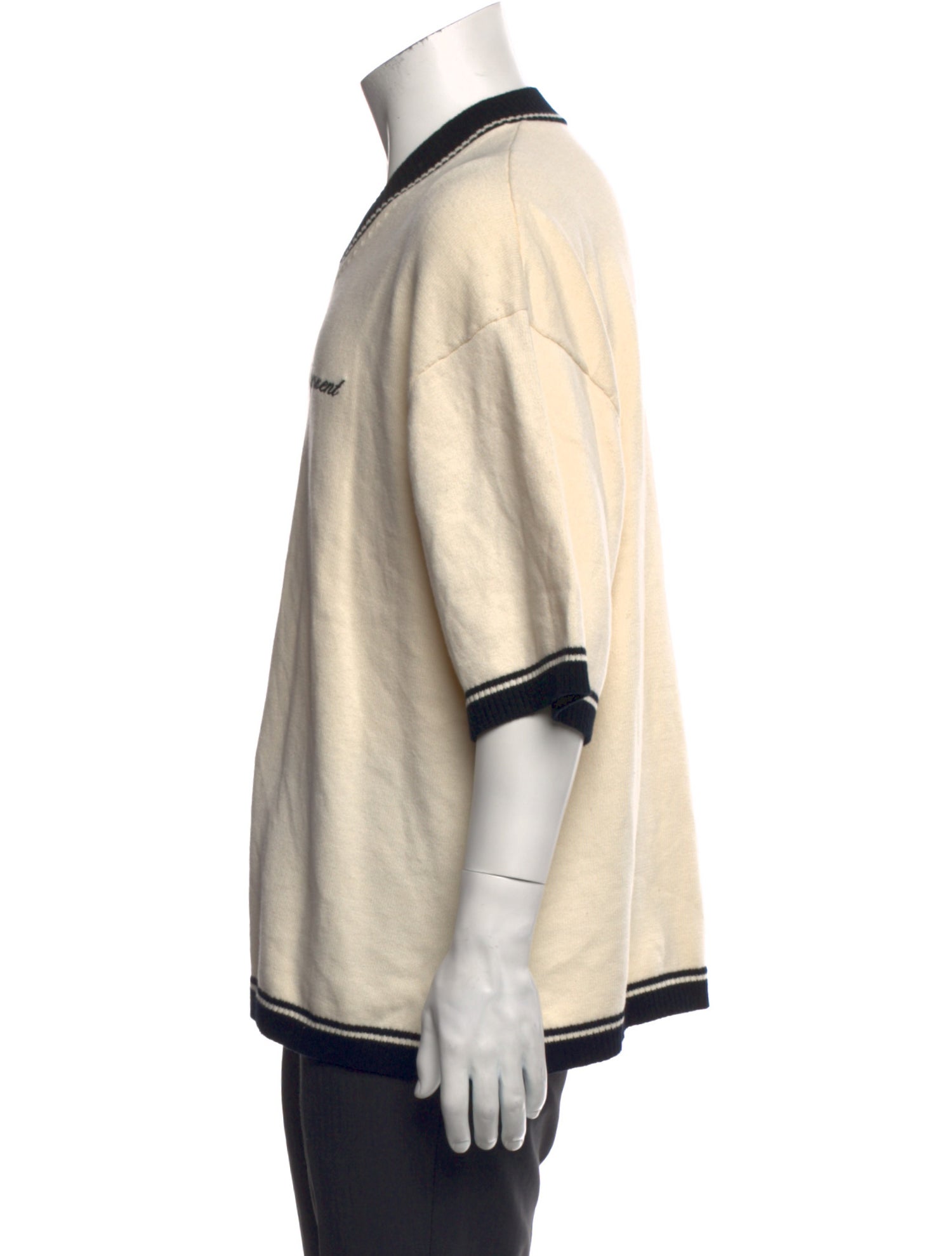 Represent Striped Three-Quarter Sleeve Shirt