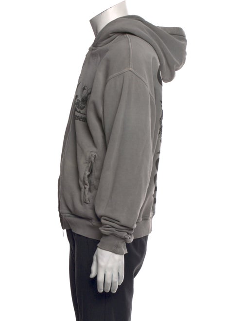 Represent Graphic Print Crew Neck Hoodie