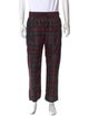 Represent Plaid Print Joggers