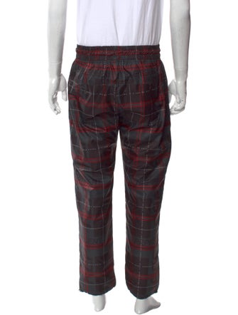 Represent Plaid Print Joggers