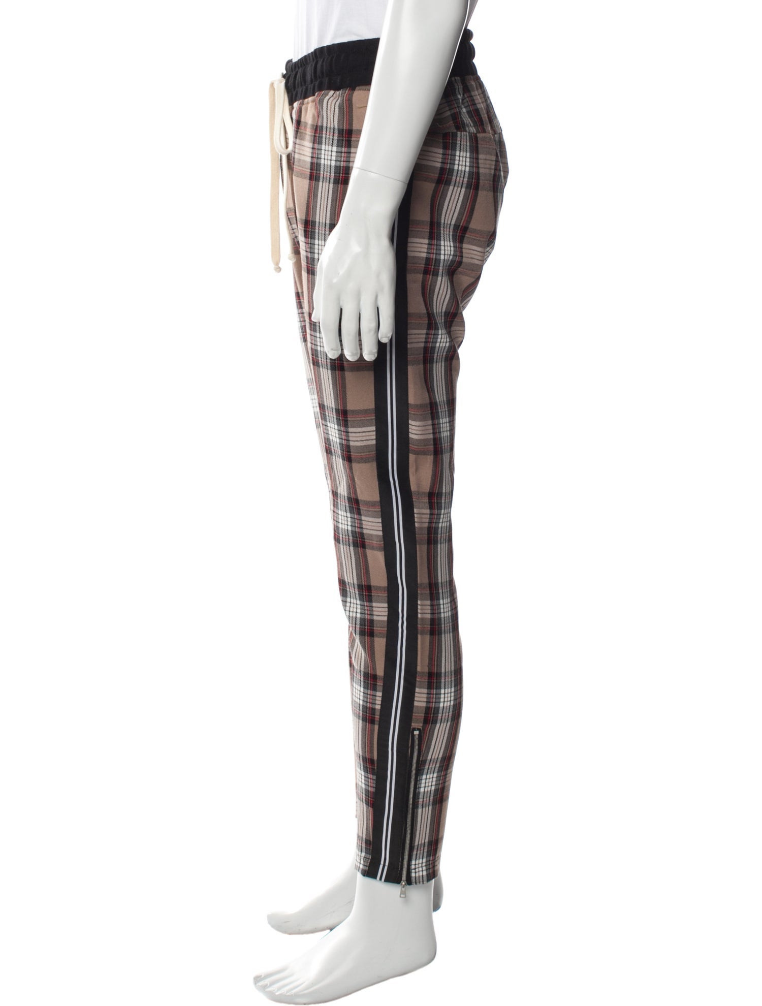 Represent Plaid Print Joggers w/ Tags