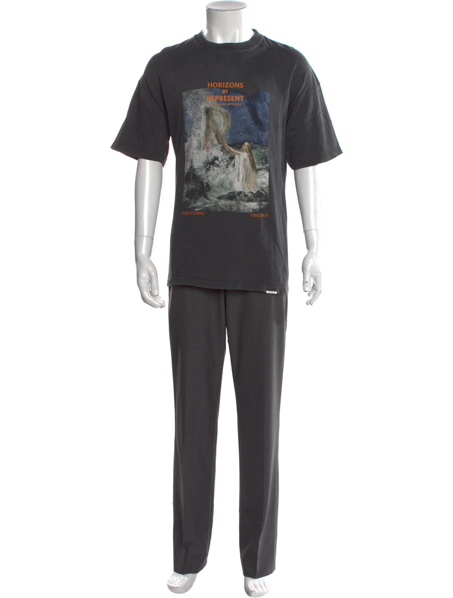 Represent Graphic Print Crew Neck T-Shirt