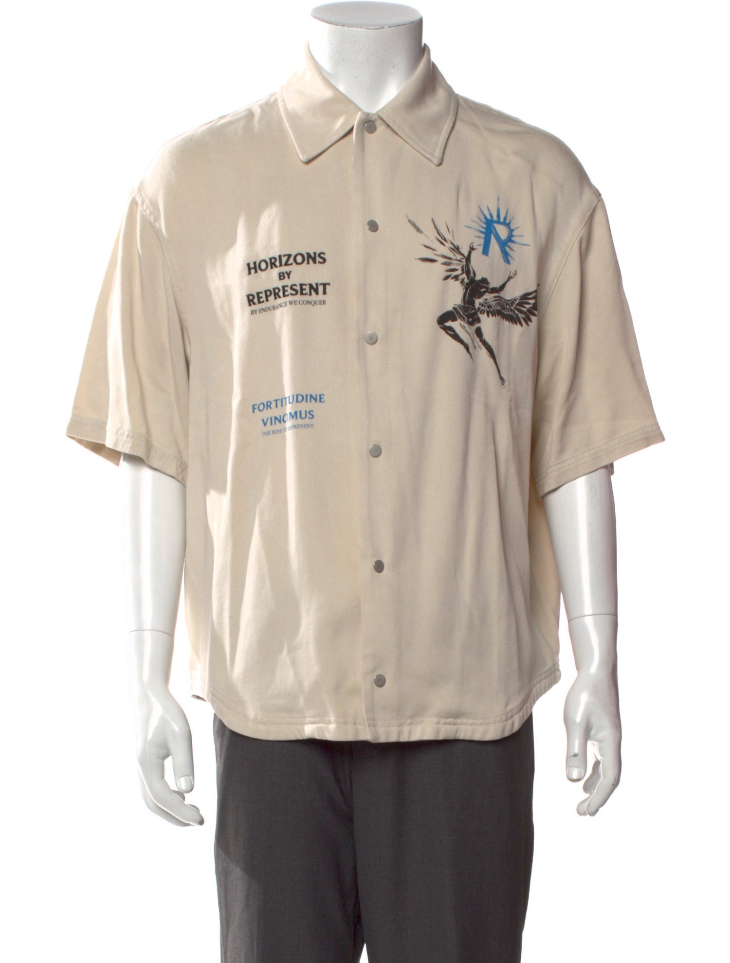 Represent Graphic Print Short Sleeve Shirt