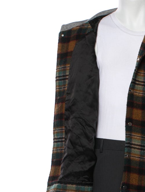Represent Virgin Wool Plaid Print Jacket