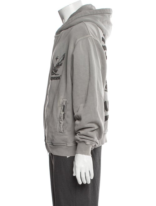 Represent Graphic Print Crew Neck Hoodie