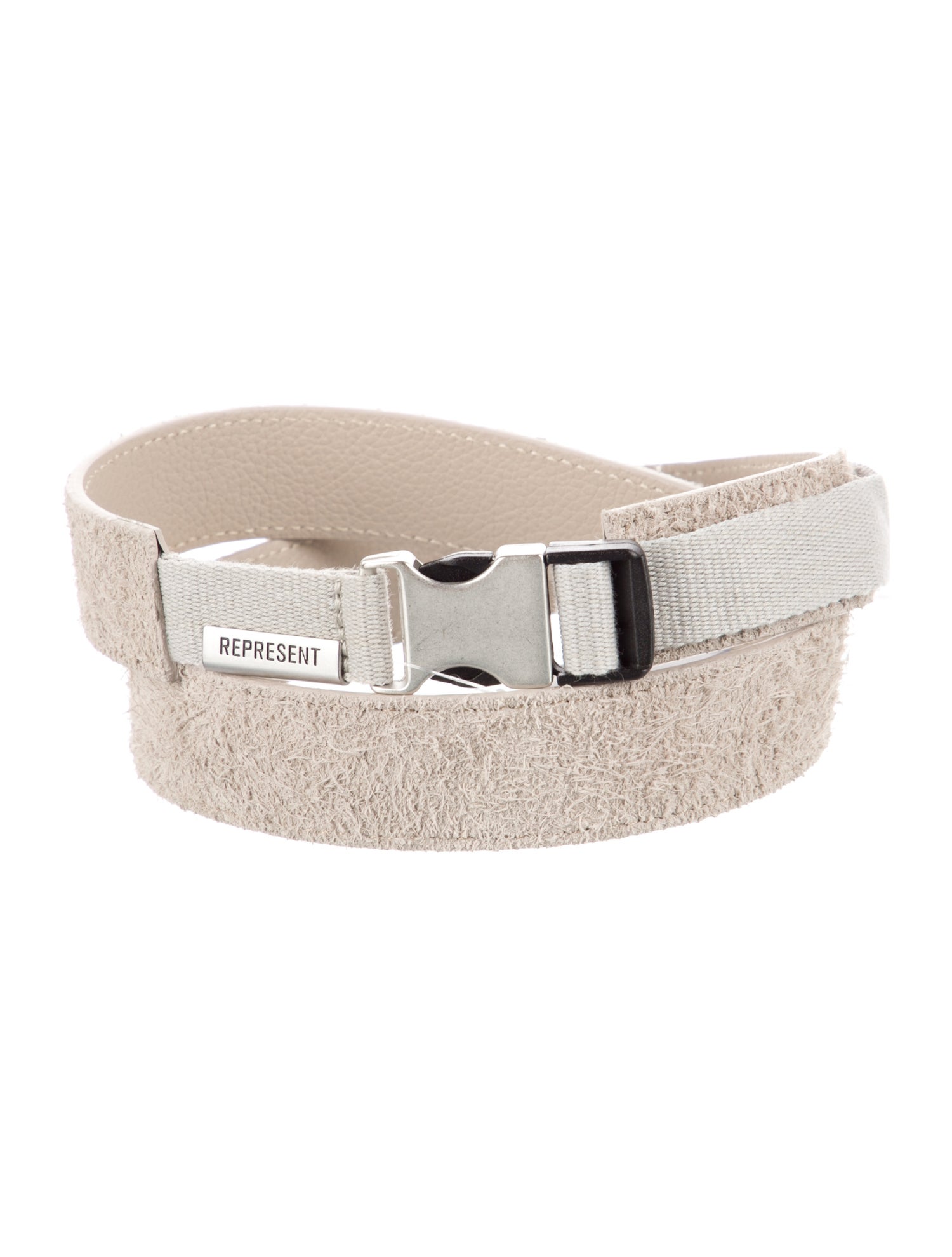 Represent Skinny Leather Belt