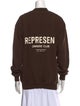 Represent Mock Neck Long Sleeve Sweatshirt