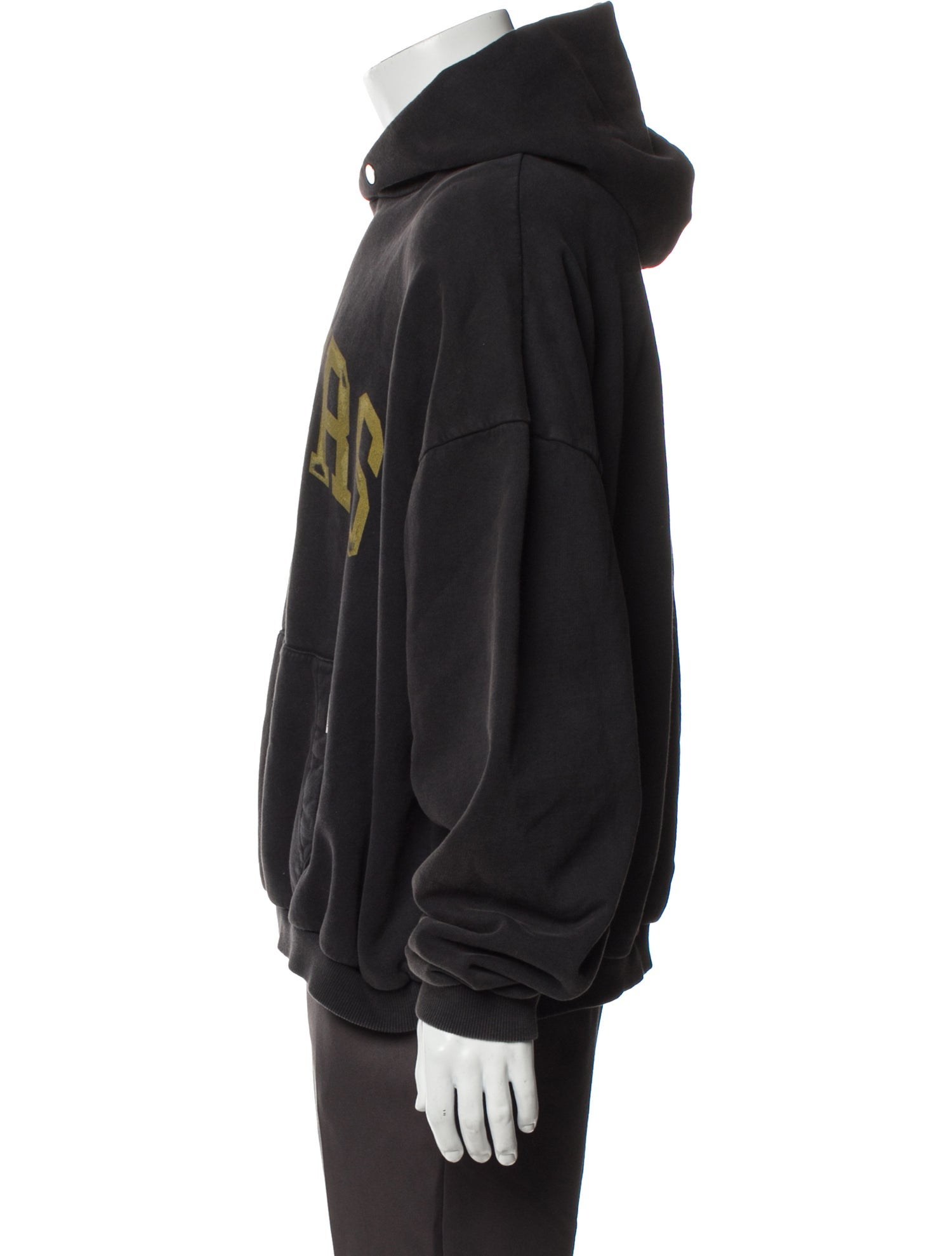 Represent Graphic Print V-Neck Hoodie