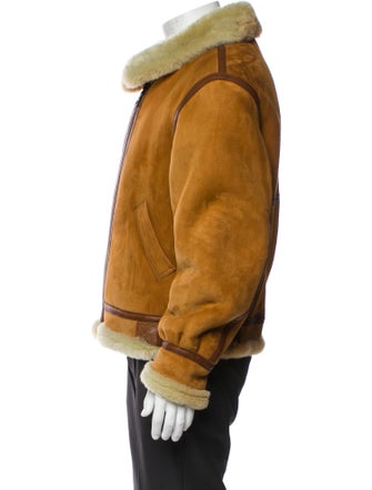 Represent Shearling Bomber Jacket